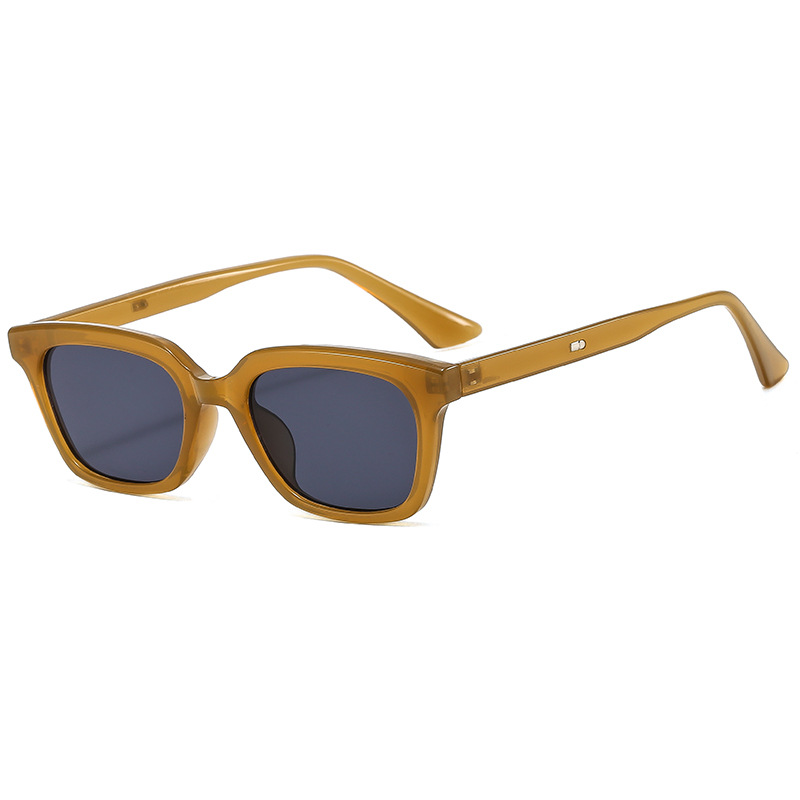 Wholesale Square Retro Sunglasses UV Protection Trendy Lightweight Eyewear - Everful