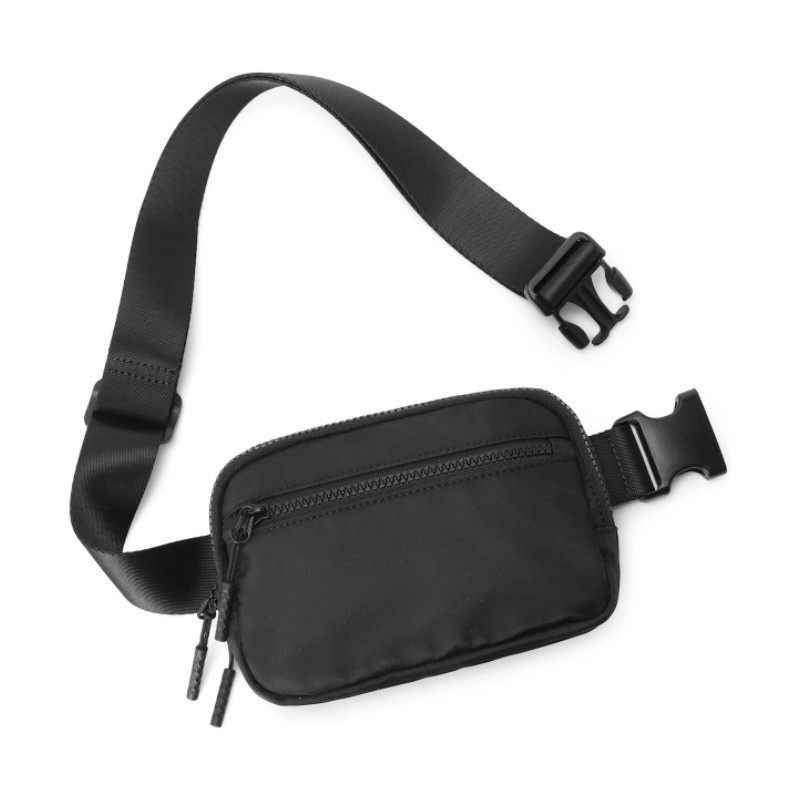 Waterproof Nylon Multi-Functional Sports Waist Bag Outdoor Running Fanny Pack With Adjustable Strap Large Capacity Crossbody Chest Bag For Travel Gym Hiking Unisex
