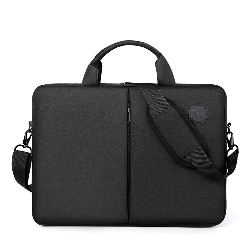 15.6 Inch Laptop Bag Waterproof Polyester Business Briefcase For Men Women Shoulder Messenger Handbag Minimalist Office Travel Work Bag