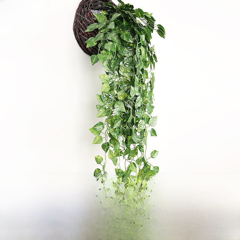 Artificial Hanging Plants Silk Ivy Garland Greenery Vines For Home Wedding Hotel Garden Wall Decor Fake Foliage Plants Decor