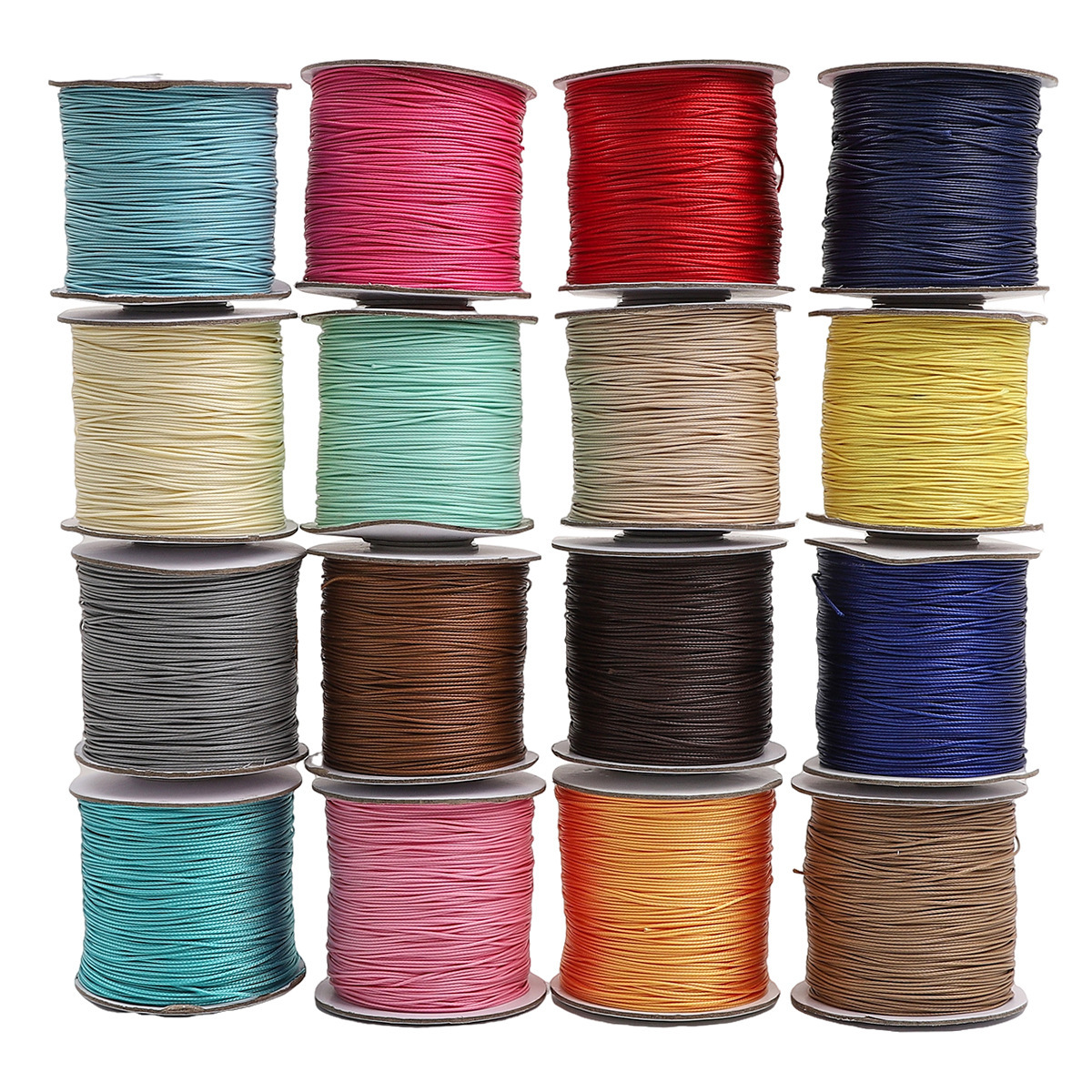 DIY Jewelry Making Waxed Cord Round Polyester Braiding Thread For Necklaces Bracelets Beading Handcraft Accessories Supplies