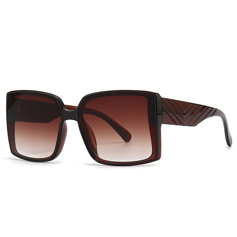 Wholesale Women Oversized Square UV400 Fashion Sunglasses - Everful