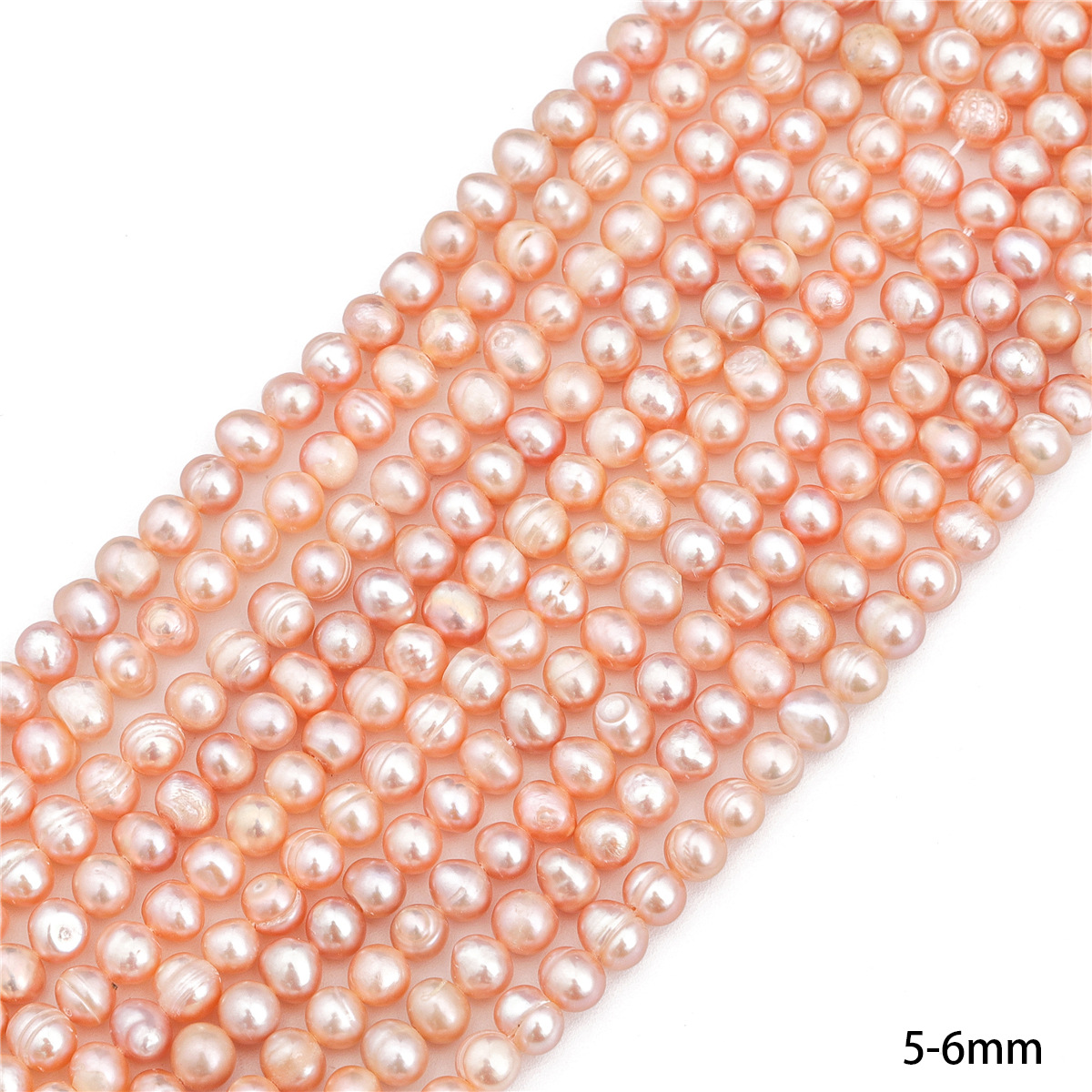 Natural Freshwater Pearl Loose Beads Pink Purple White 4-9mm Near Round Irregular Shell Beads For DIY Necklace Bracelet Jewelry Making Accessories 10Pcs Pack