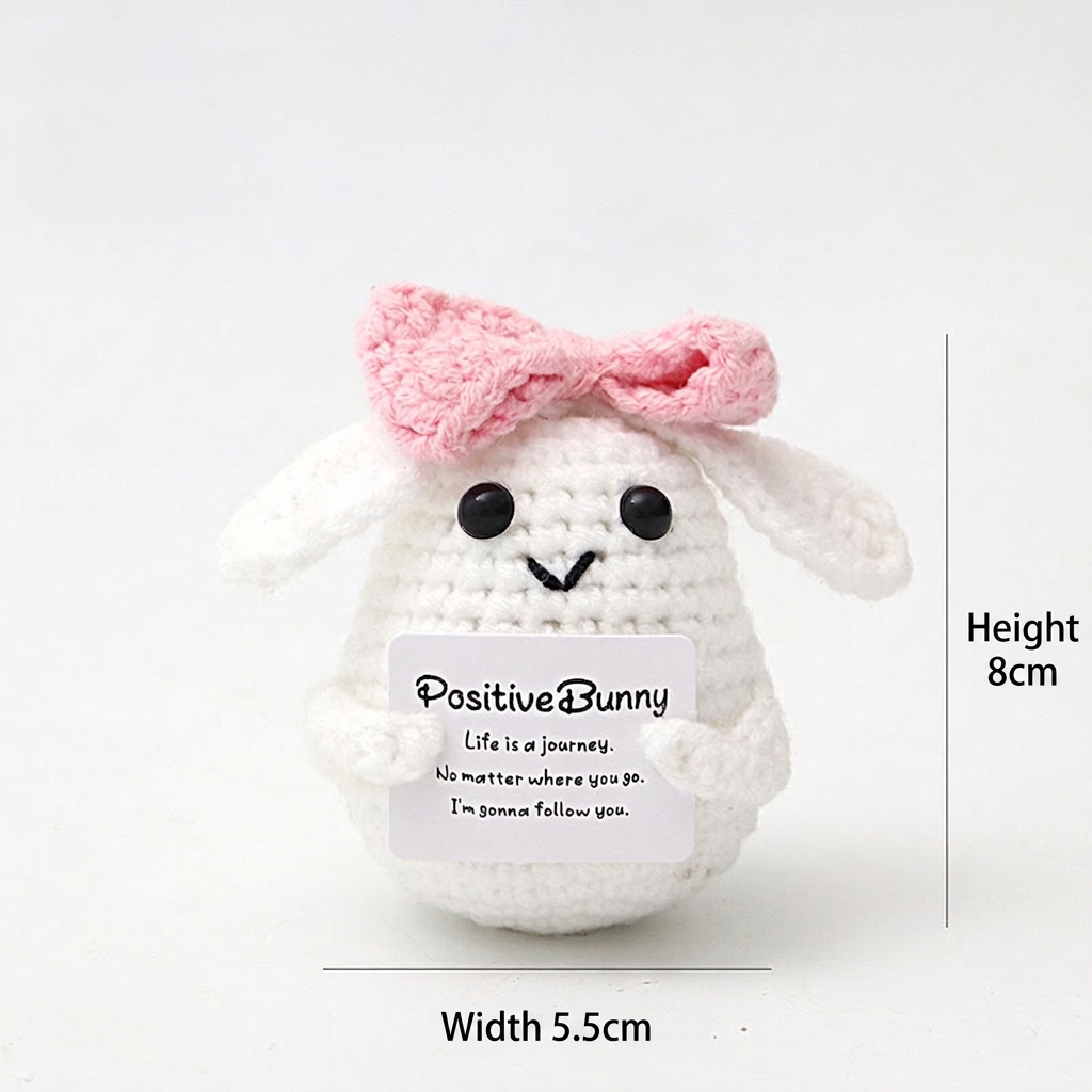 Big Ear Rabbit with Bowknot