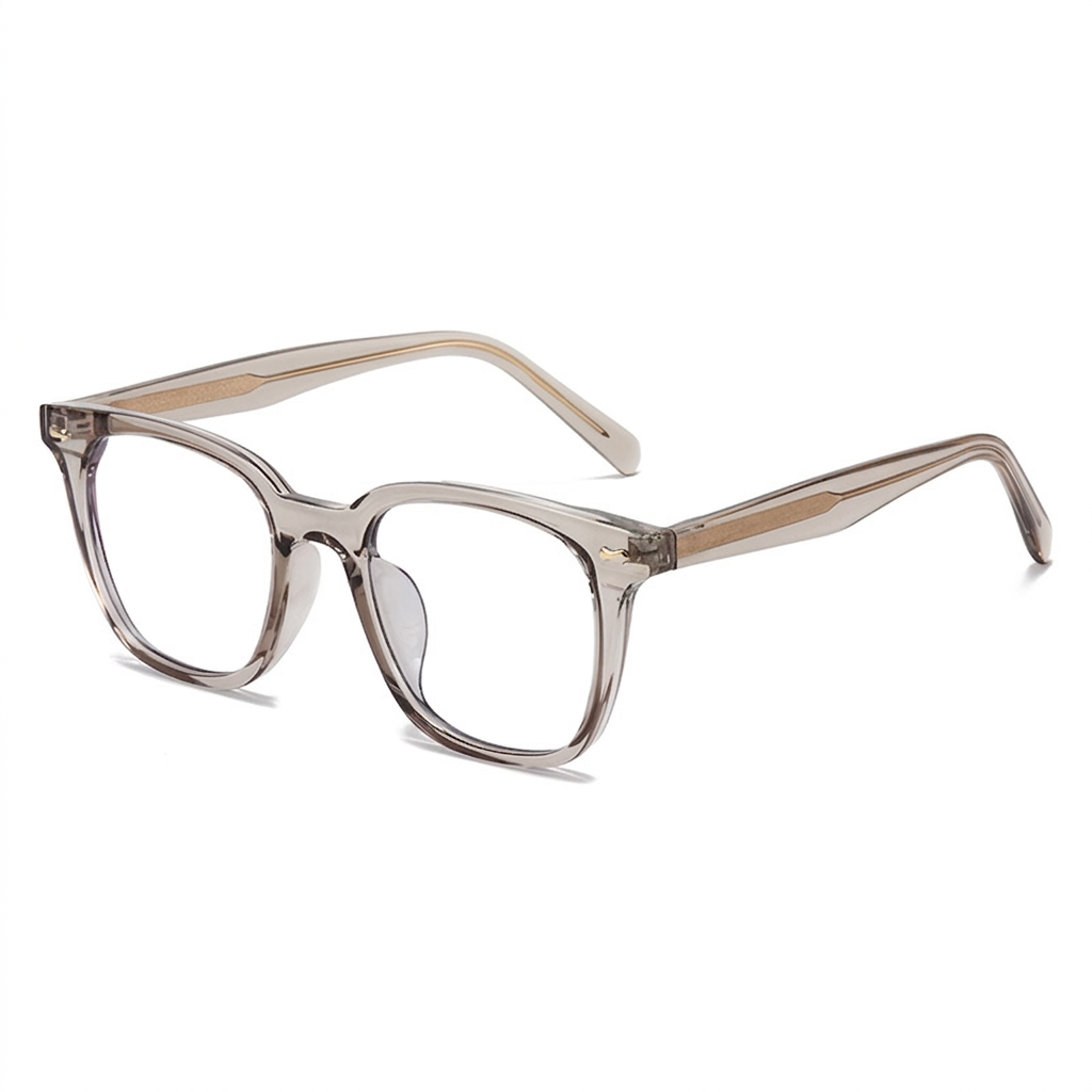 Wholesale Retro Square TR90 Metal Anti Blue Light Eyeglass Frame - Everful