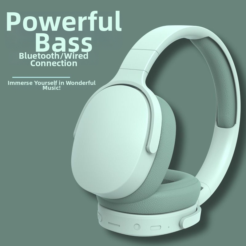 Wireless Bluetooth 5.4 Headphones Over-Ear Foldable Noise Cancelling Gaming Headset With Soft Protein Leather Ear Pads Stereo Sound For Music Sports Gaming General Use