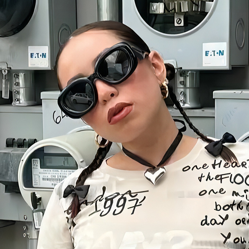 Wholesale Fashion Chunky Puffy Bubble Sunglasses Retro UV400 Eyewear - Everful