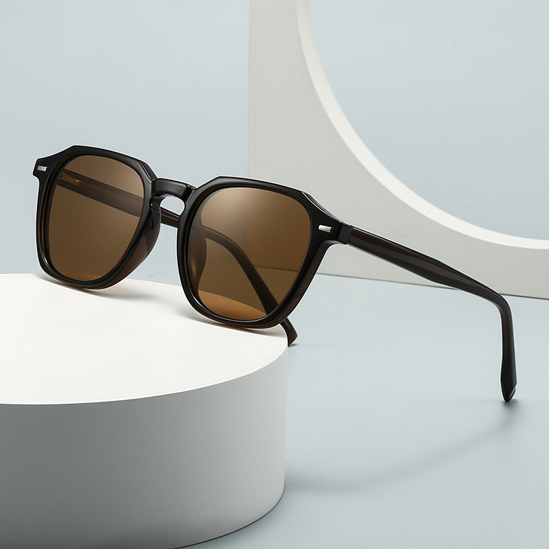 Wholesale Retro Polarized Square Sunglasses UV400 PC Frame - Everful