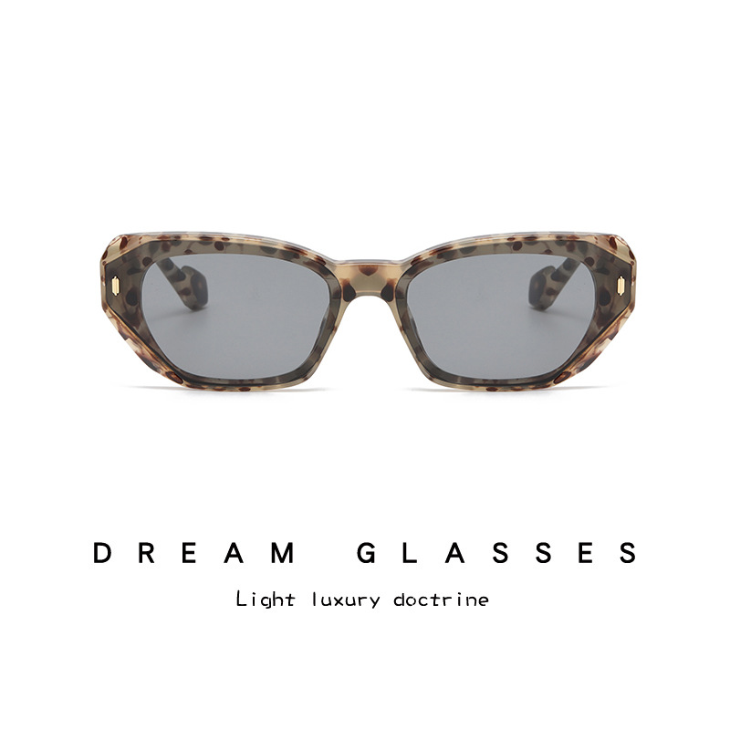 Wholesale Retro Geometric Cat Eye Sunglasses UV400 For Men Women - Everful