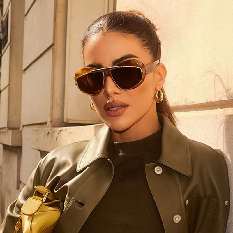 Wholesale Cat Eye Fashion Sunglasses with Large Frame UV Protection - Everful