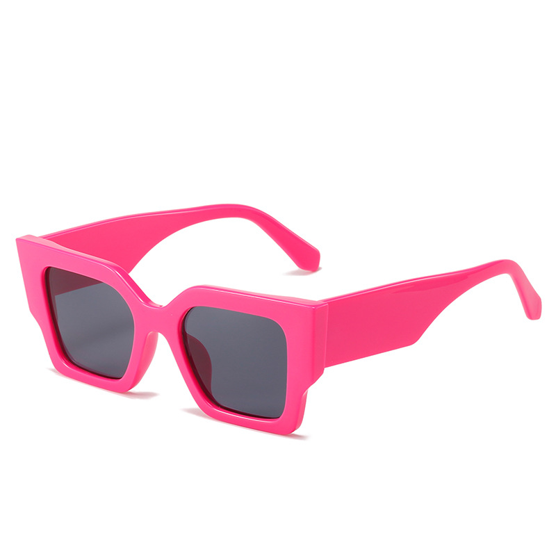 Wholesale Oversized Square Sunglasses PC Frame Retro UV400 Protection - Everful