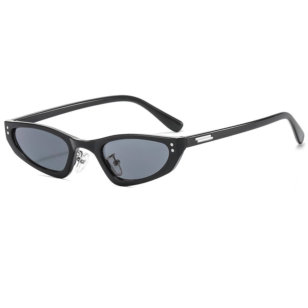 Wholesale Retro Cat Eye Sunglasses with Narrow PC Frame For Women - Everful