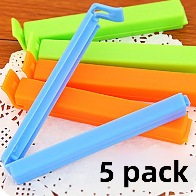 11cm Food Sealing Clips PP Plastic Moisture-Proof Bag Sealer For Kitchen Snack Packaging Reusable Fresh-Keeping Storage Clips