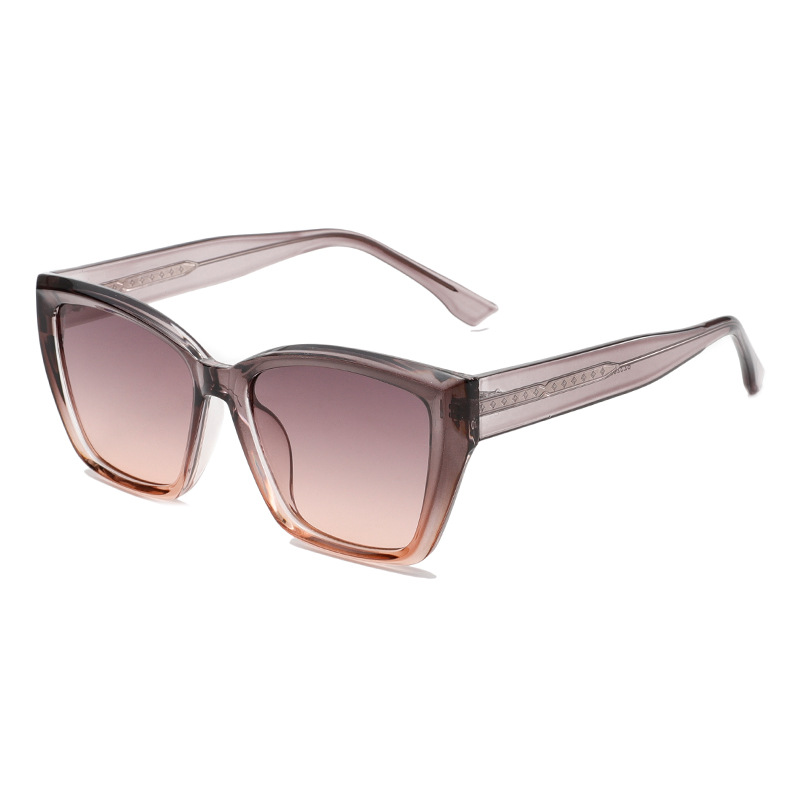 Wholesale Square Sunglasses UV400 Protection Plastic Metal Frame For Women Men - Everful