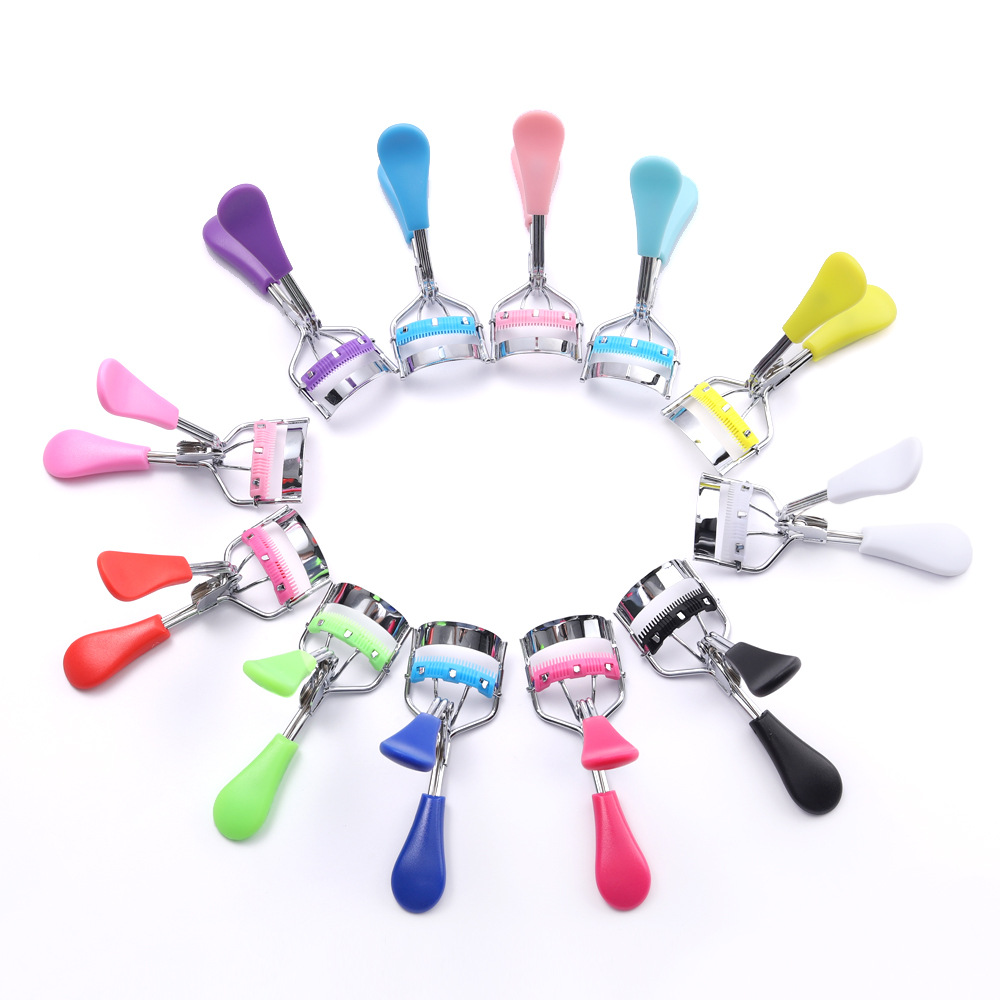 Professional Stainless Steel Eyelash Curler With Built-in Comb Portable Wide Angle Eyelash Curling Tool For Women Natural Curls Makeup Beauty Tool