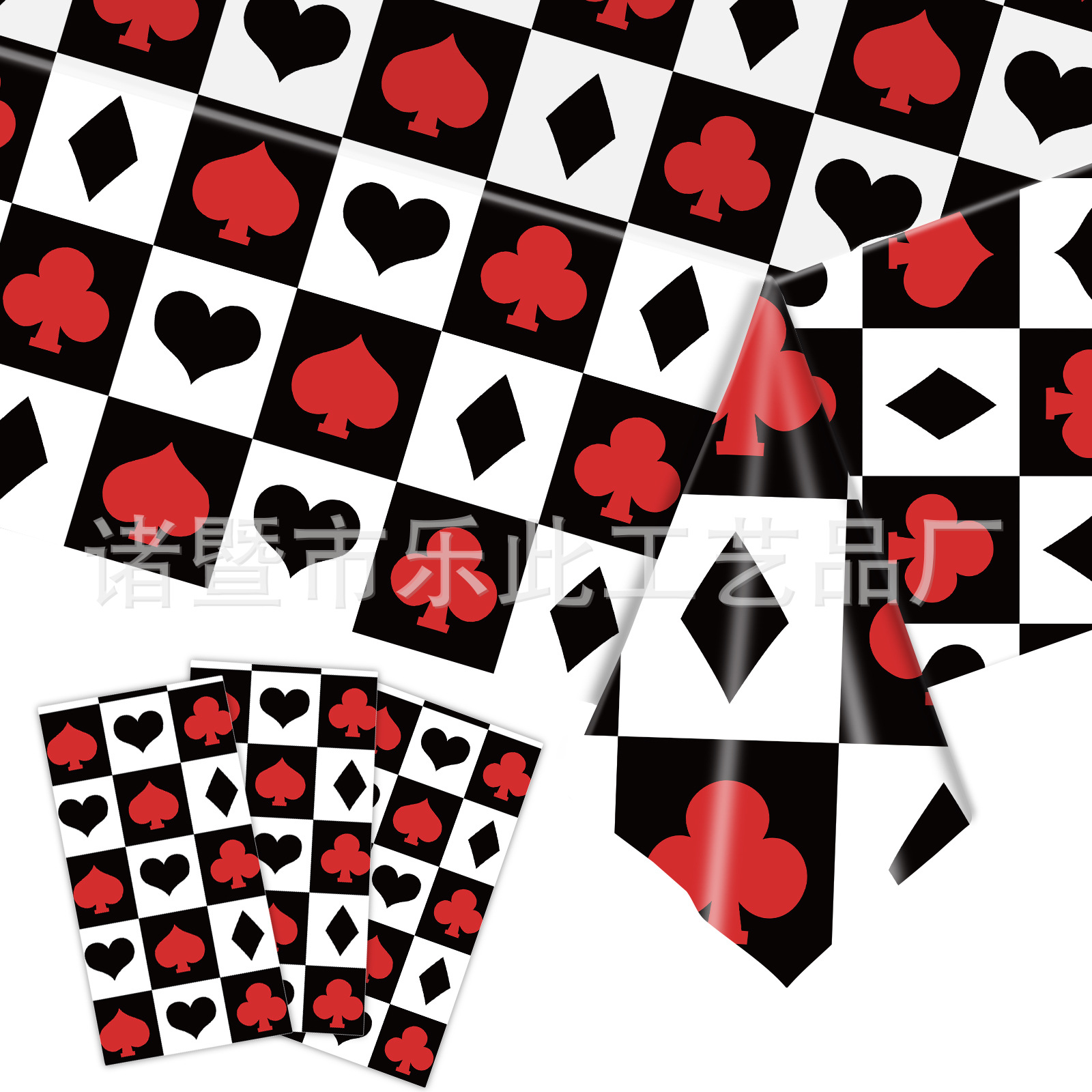 Casino Poker Party Supplies Set Disposable Paper Plastic Tableware With Tablecloth Plates Cups For Las Vegas Theme Birthday Party Decorations Night Favors