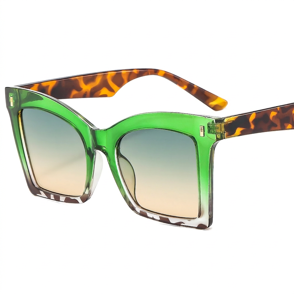 Wholesale Oversized Cat Eye Sunglasses PC Frame UV400 Protection - Everful