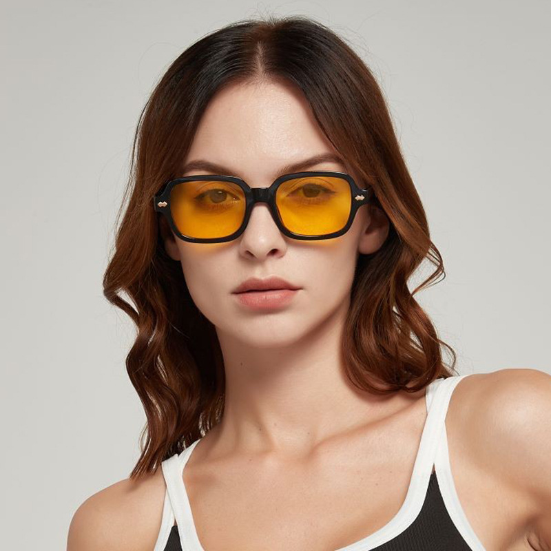 Wholesale Square Vintage Hip Hop Sunglasses with UV400 Protection - Everful
