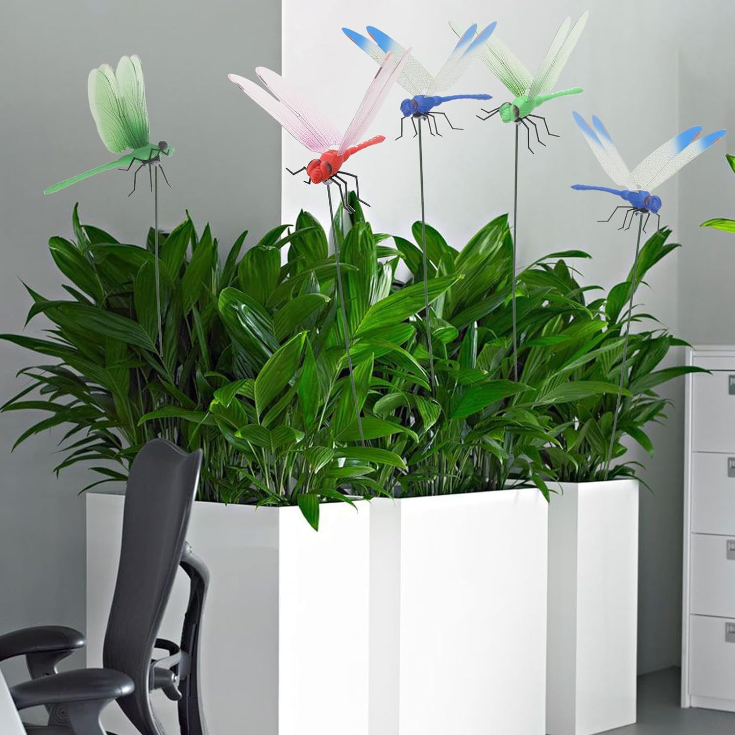 Pvc Wings Wholesale 3D Dragonfly Decoration Clips with PVC Wings for Garden - Everful