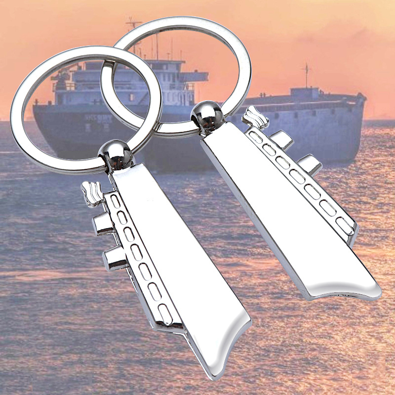 Creative Metal Cruise Ship Anchor Ship Wheel Guitar Keychain With Bottle Opener Nautical Navy Souvenir Gift Travel Portable Key Ring For Men Women