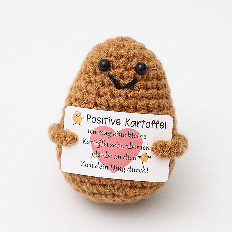 Dark Brown Potato with German Card