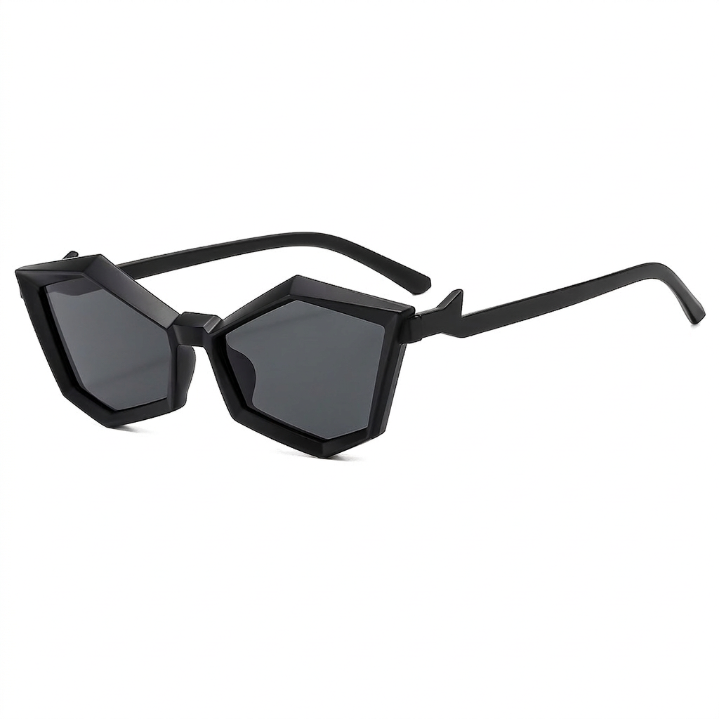 Wholesale Irregular Polygon Sunglasses PC Frame UV400 Protection For Unisex - Everful