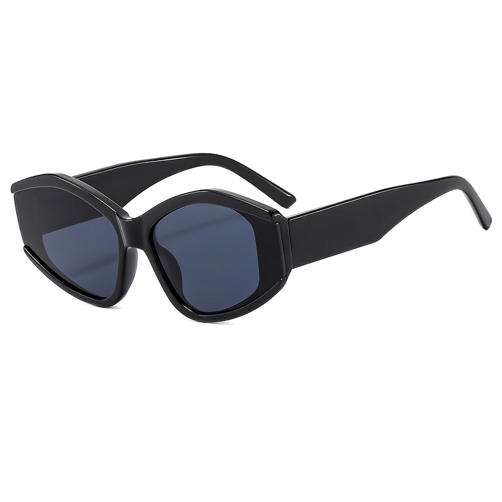 Wholesale Irregular Hexagon Large Frame Sunglasses For Women Men - Everful