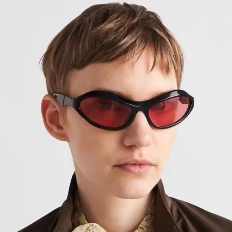 Wholesale PC Oval Frame Sports Sunglasses Retro UV400 For Men Women - Everful