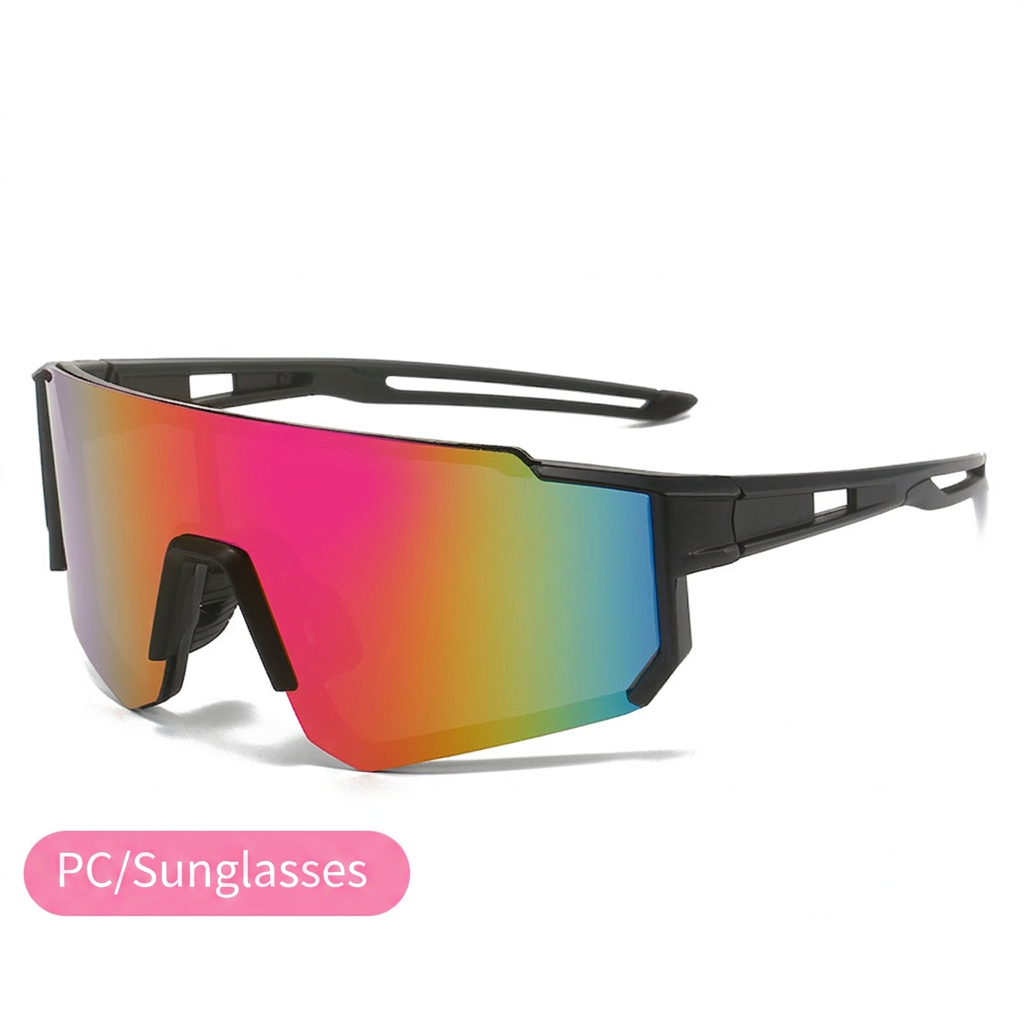 Wholesale Oversized Cycling Sports Sunglasses UV400 Windproof Shield - Everful