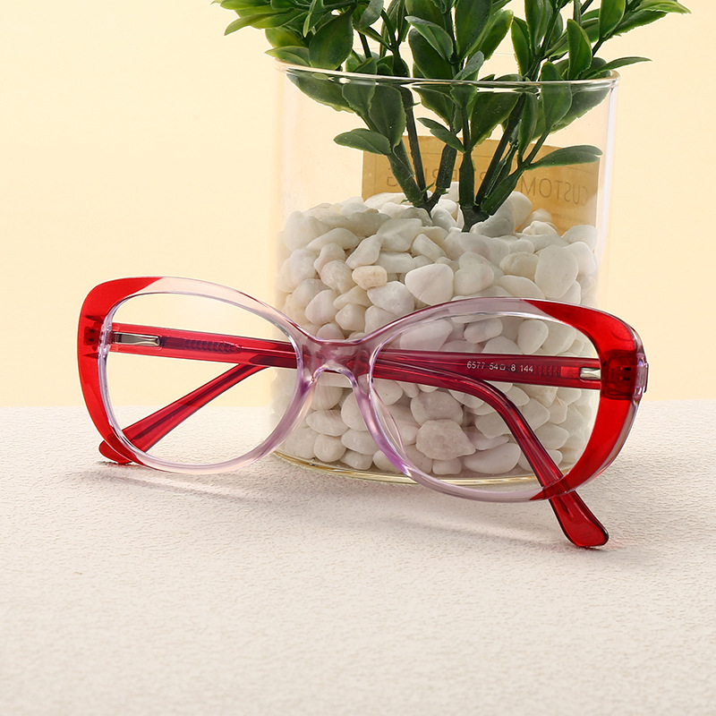Wholesale Fashion Cat Eye Anti Blue Light Glasses With PC Frame - Everful