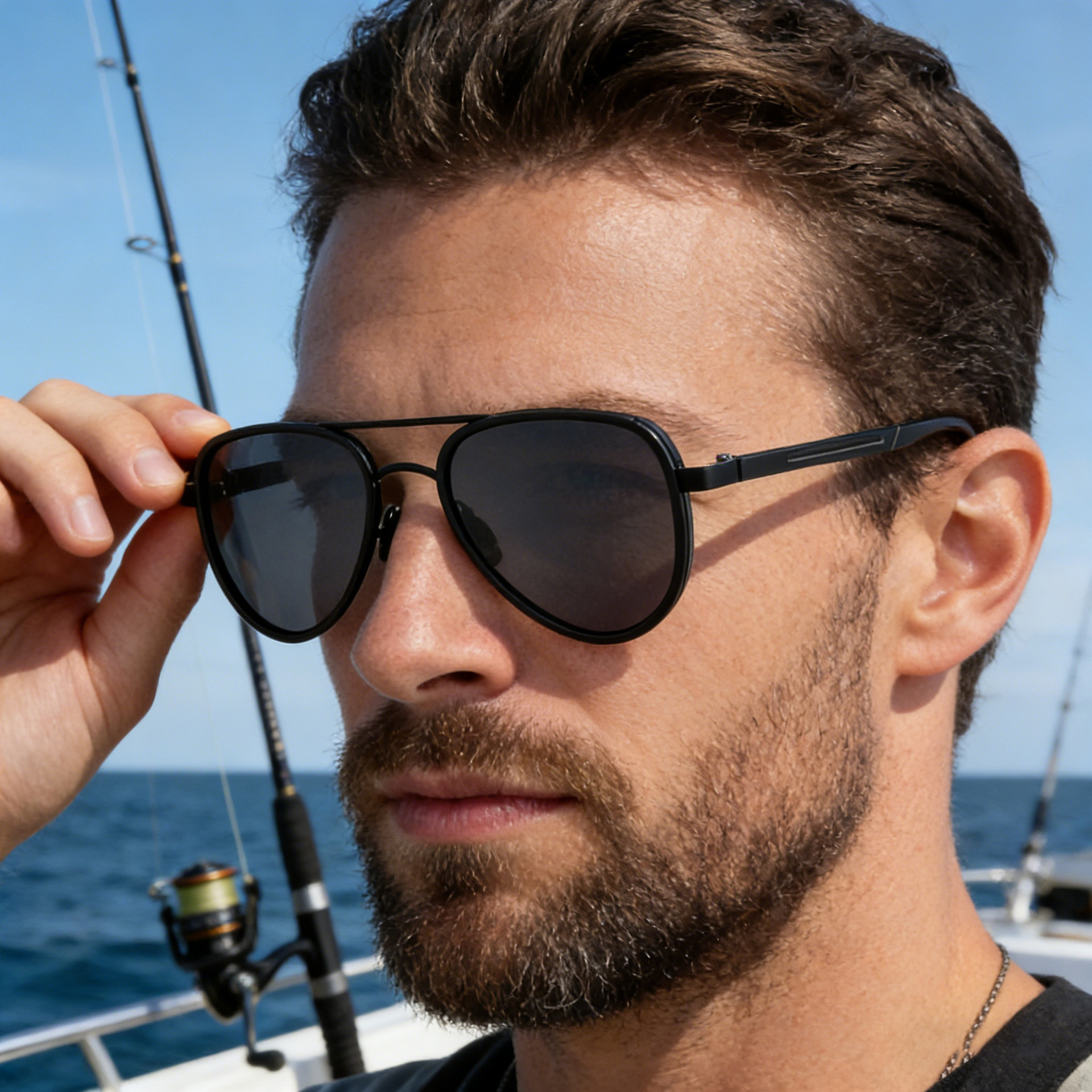 Wholesale Polarized Pilot Sunglasses Men Metal Frame UV400 Protection - Everful