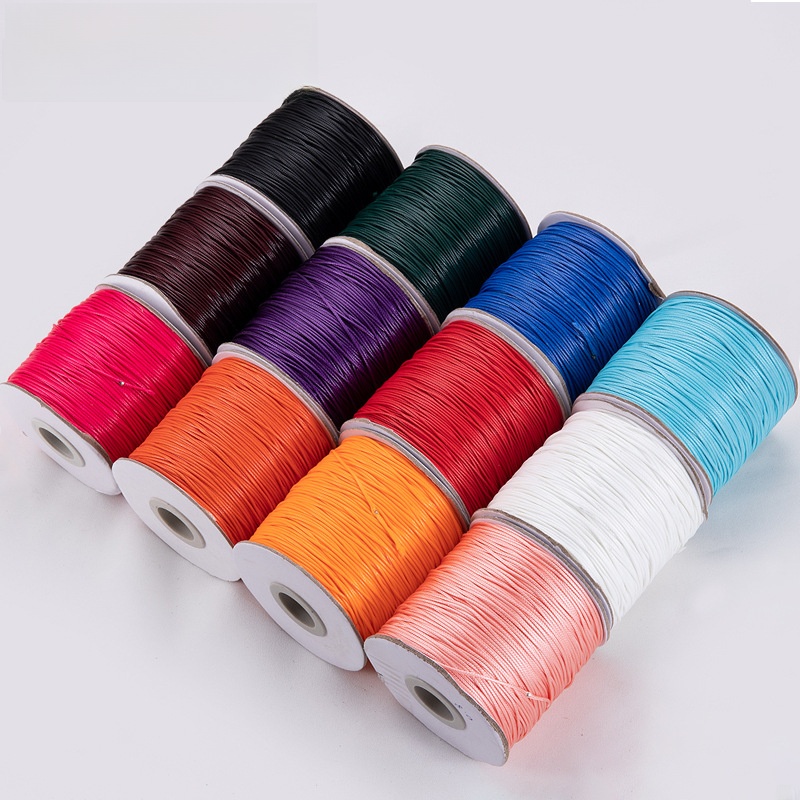 10m Multi-Color Korean Waxed Cord Polyester Thread Jewelry Making DIY Beading Cord For Necklace Bracelet Weaving Craft Supplies