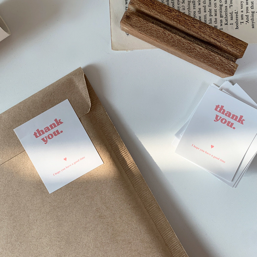 6Pcs Rectangular Thank You Sealing Stickers 5x6cm Self Adhesive Gift Packaging Decoration Labels I Hope You Have A Good Time Minimalist Stickers For Baking Small Business Boutique