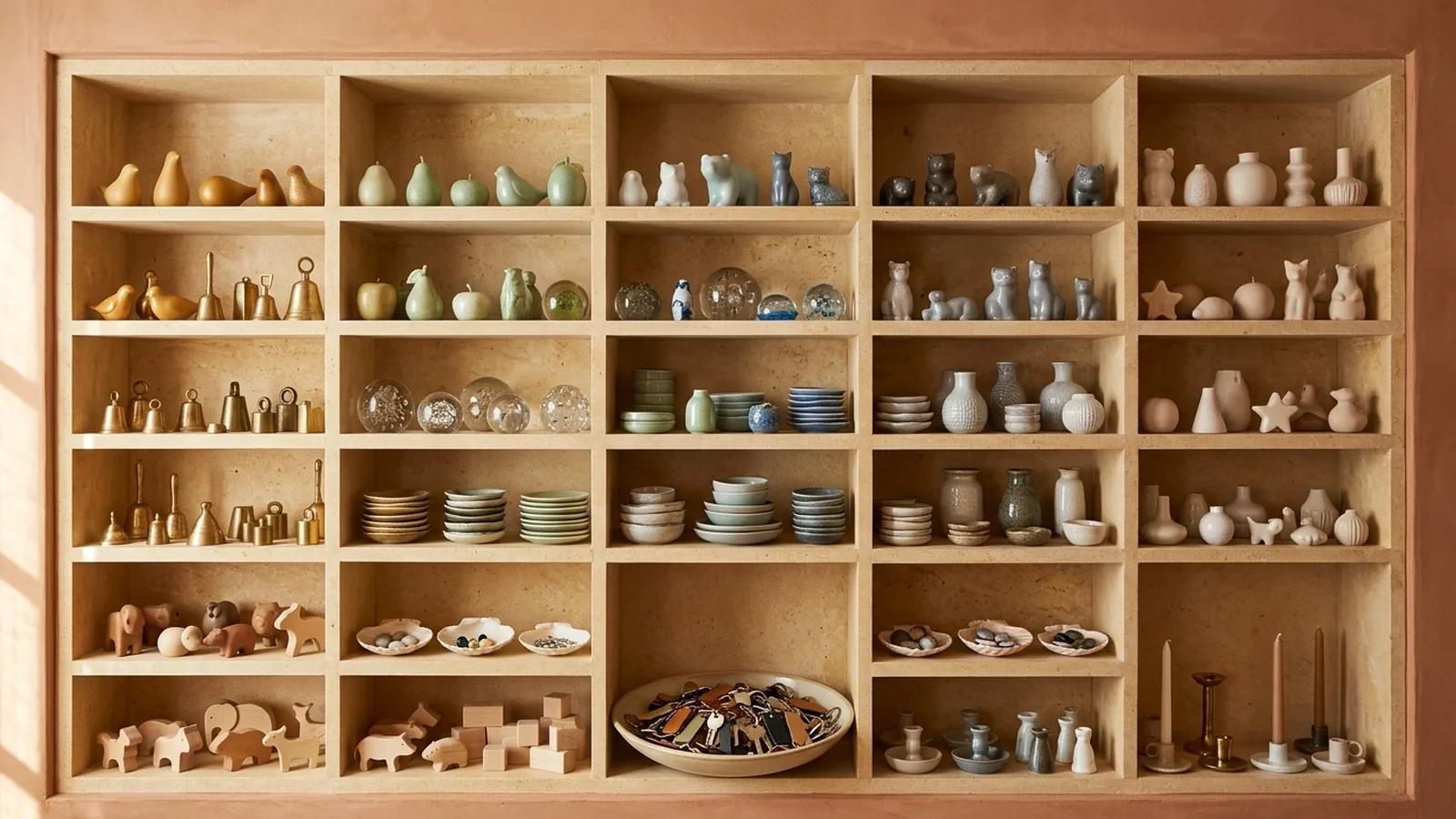 Sourcing knick knacks, tchotchkes, and trinkets as shelf fillers