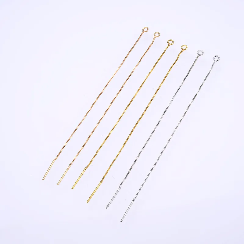 Infilatore Per Orecchini In Rame Accessori Per Creazione Gioielli DIY Catena Lunga Con Occhiello