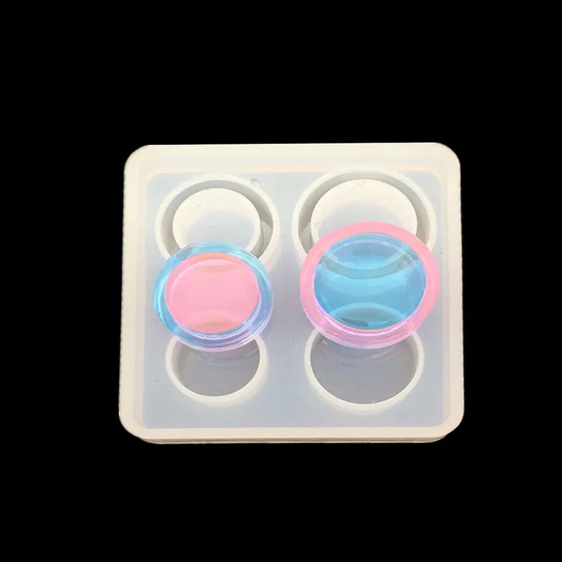 Silicone Resin Mold Round Pendant Jewelry Making Tool DIY Crystal Epoxy High Mirror Surface Transparent Crafting