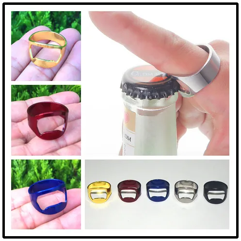 Bague Décapsuleur En Acier Inoxydable Portable Outil De Bar Pour Bière Soda Accessoires De Fête