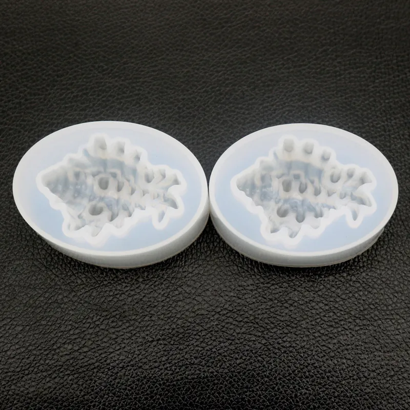 Silicone Mold DIY Resin Craft Mirror Ocean Stone Shell Shape Handmade Jewelry Pendant Making Tool
