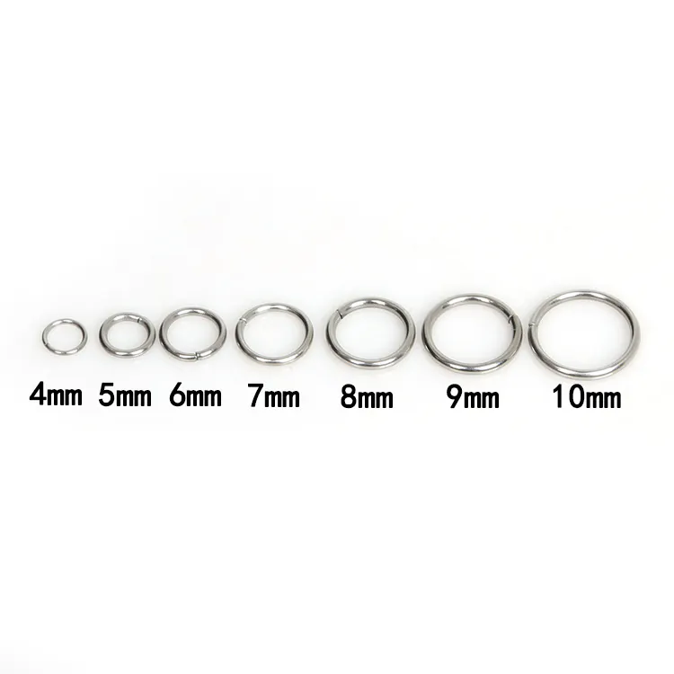 Stainless Steel Jump Rings Open Connectors For Jewelry Making DIY Handcrafted Necklace Bracelet Supplies