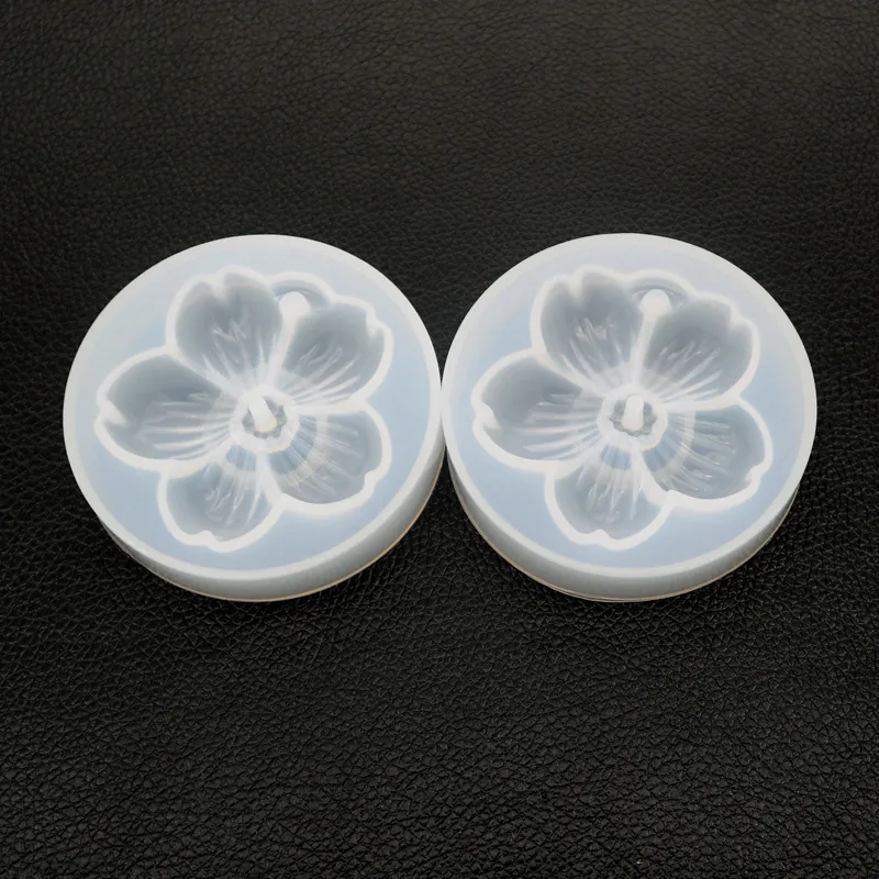 Stampo In Silicone A Forma Di Fiore Di Ciliegio Per Ciondoli In Resina Gioielli Superficie A Specchio Fai Da Te
