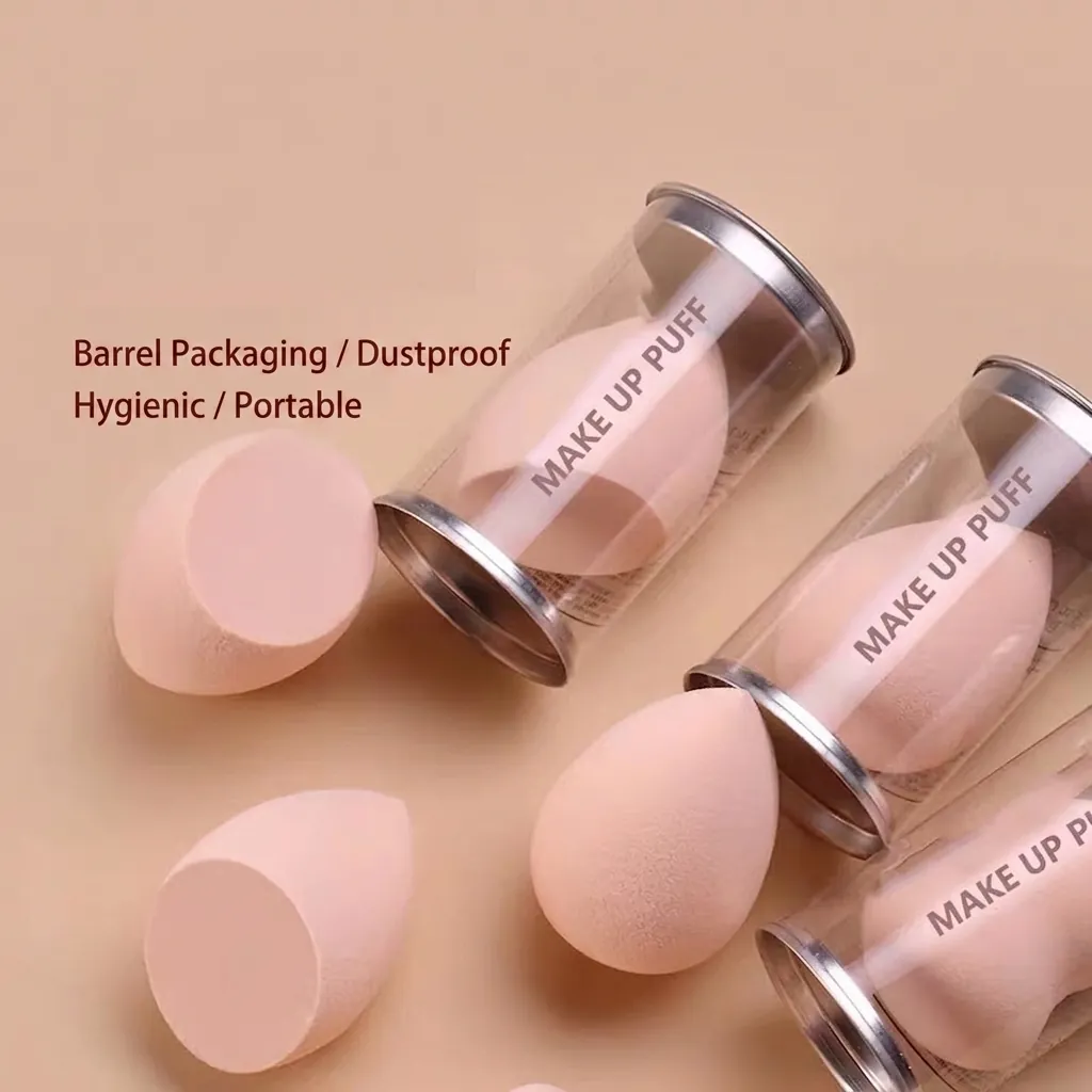 Makeup Sponge Beauty Egg Hydrophilic Polyurethane Non-Latex Foundation BB Cream Applicator Wet Dry Use Soft Elastic