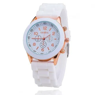 Orologio Da Polso Al Quarzo Da Donna Con Cinturino In Silicone Cassa In Lega Jelly Colorato Sport Casual Studente