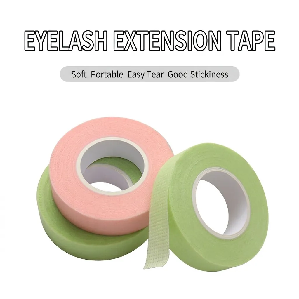 Eyelash Extension Microporous Tape Breathable Non-woven Fabric Easy Tear Gentle Adhesive Isolation Beauty Tools