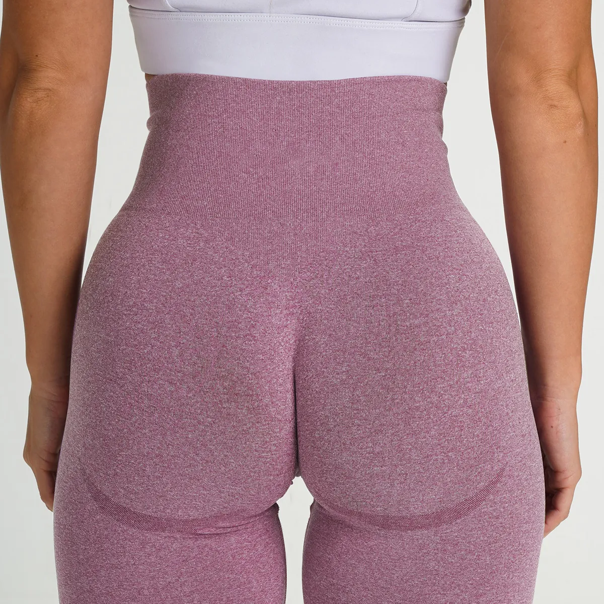 High Waisted Seamless Leggings For Women Nylon Spandex Tummy Control Scrunch Butt Lifting Yoga Gym Fitness Pants