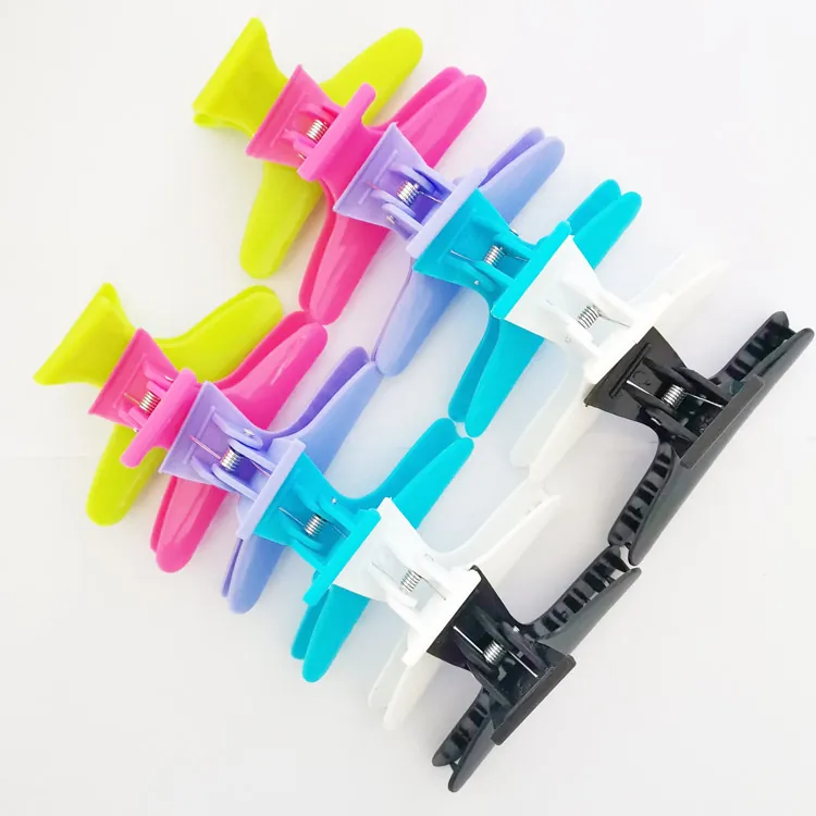 Mollette Per Capelli A Farfalla Plastica Salone Sezionamento Pinze Styling Professionale Forcine Per Capelli Donne Tenuta Forte