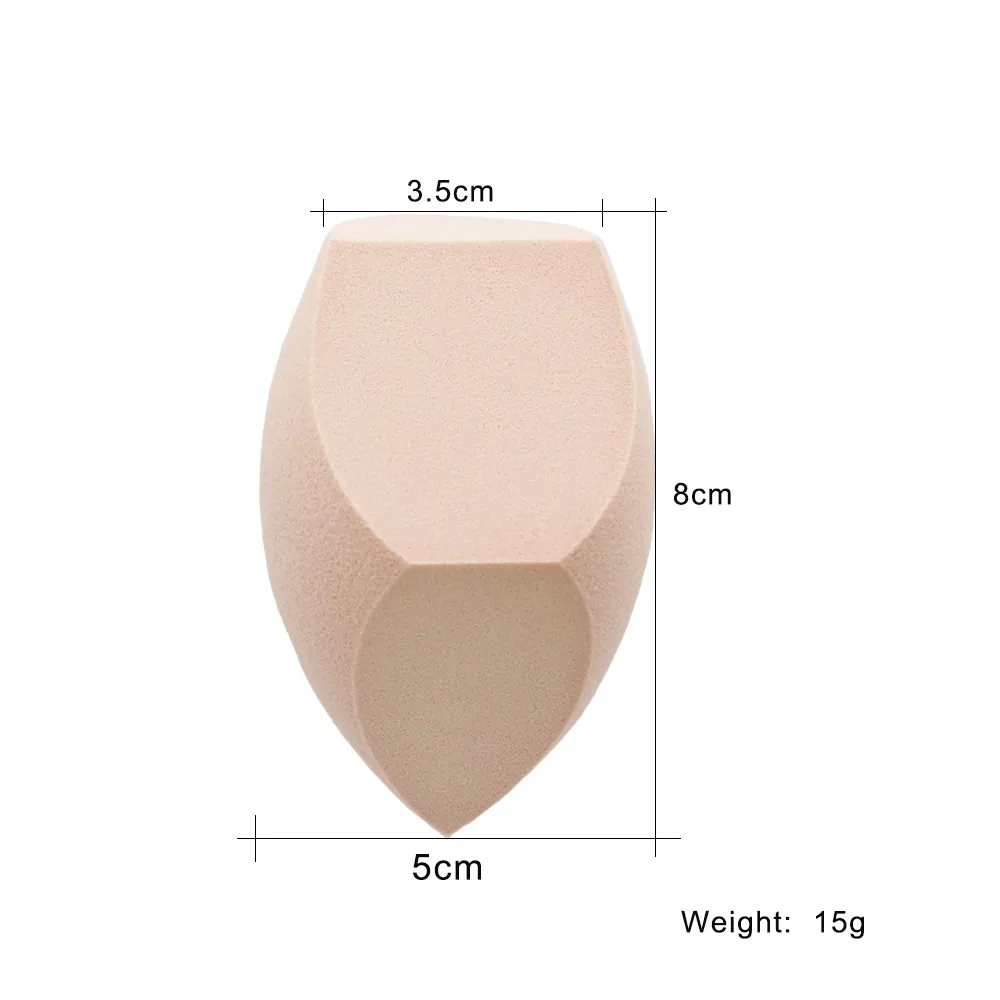 Giant Makeup Sponge Egg Hydrophilic Polyurethane Multi-Faceted Slanted Cut Water Expandable Cosmetic Puff