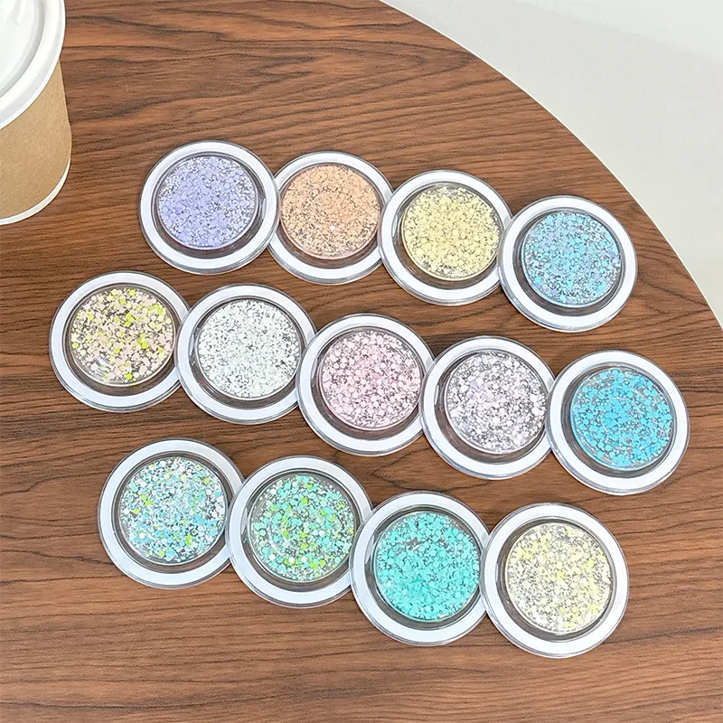 Magnetic Phone Grip Griptok Colorful Macaron Glitter Sequins Transparent Telescopic Foldable Stand Holder Smartphone Korean Ins Style