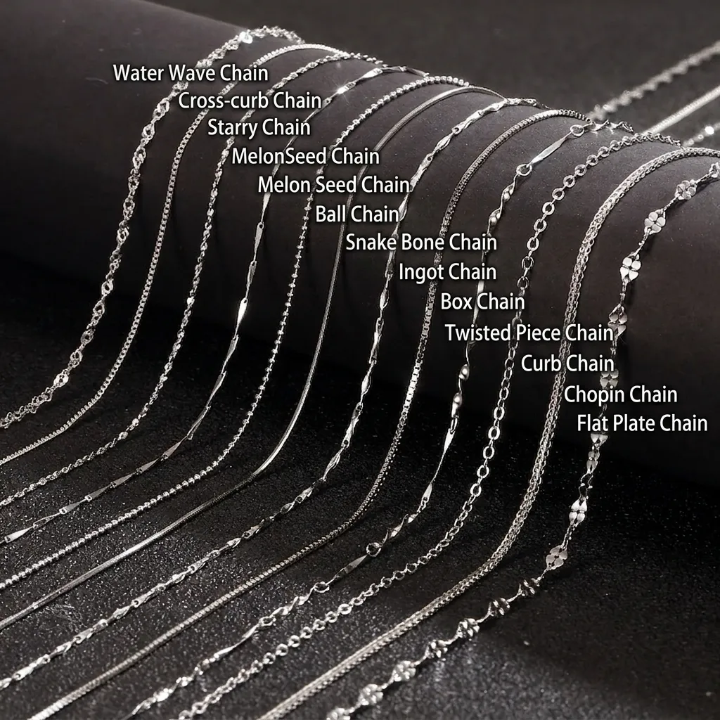 Minimalist Necklace Chain Base For Pendants 925 Sterling Silver Fine Dainty Box Snake O-Chain Link Adjustable
