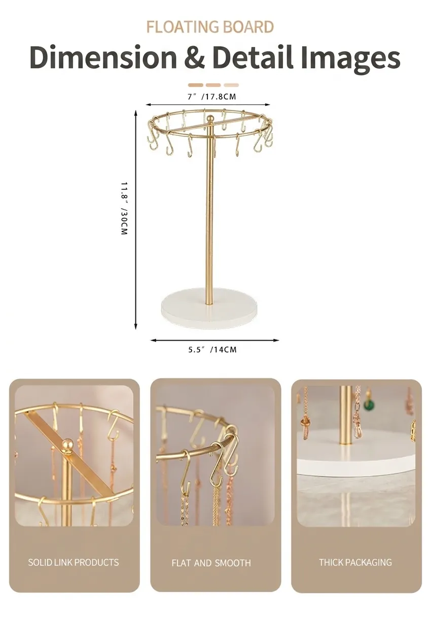 Necklace Rack Movable Hook Style (In Stock)