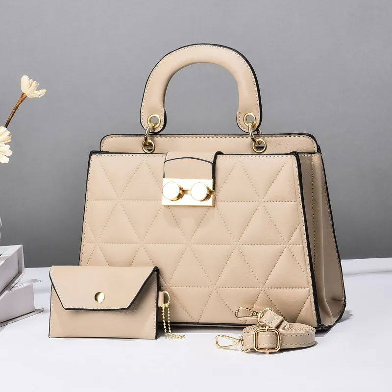 Sac À Main Matelassé Géométrique Femmes Similicuir Sac Bandoulière Sac À Épaule Élégant Avec Poignée Et Sangle Amovible
